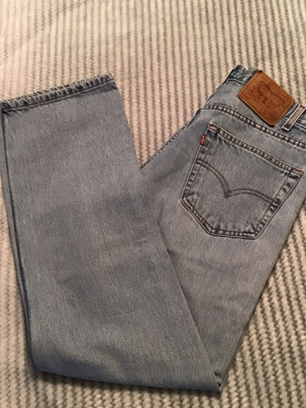 Levi's Men's Light Blue Straight-Leg Jeans